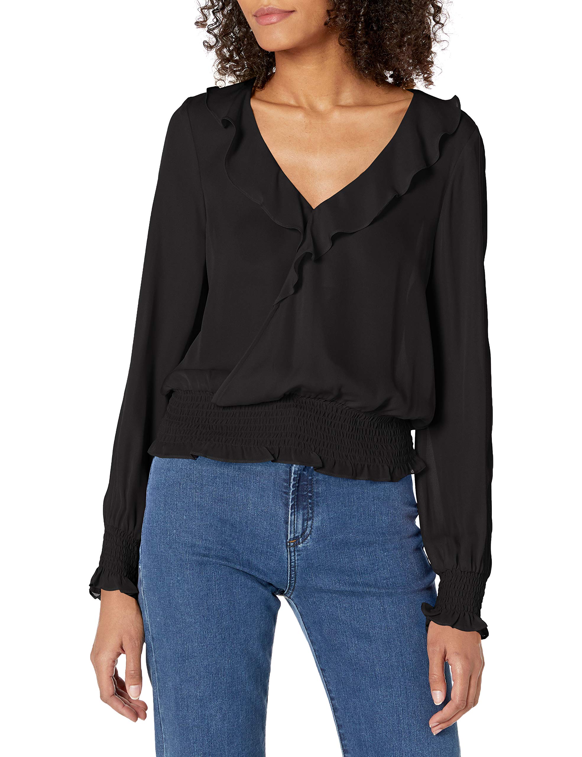 Parker Women's Long Sleeve Quincy Blouse - Elegant Office Wear & Casual Tops for Work, Business Meetings & Everyday Outfits