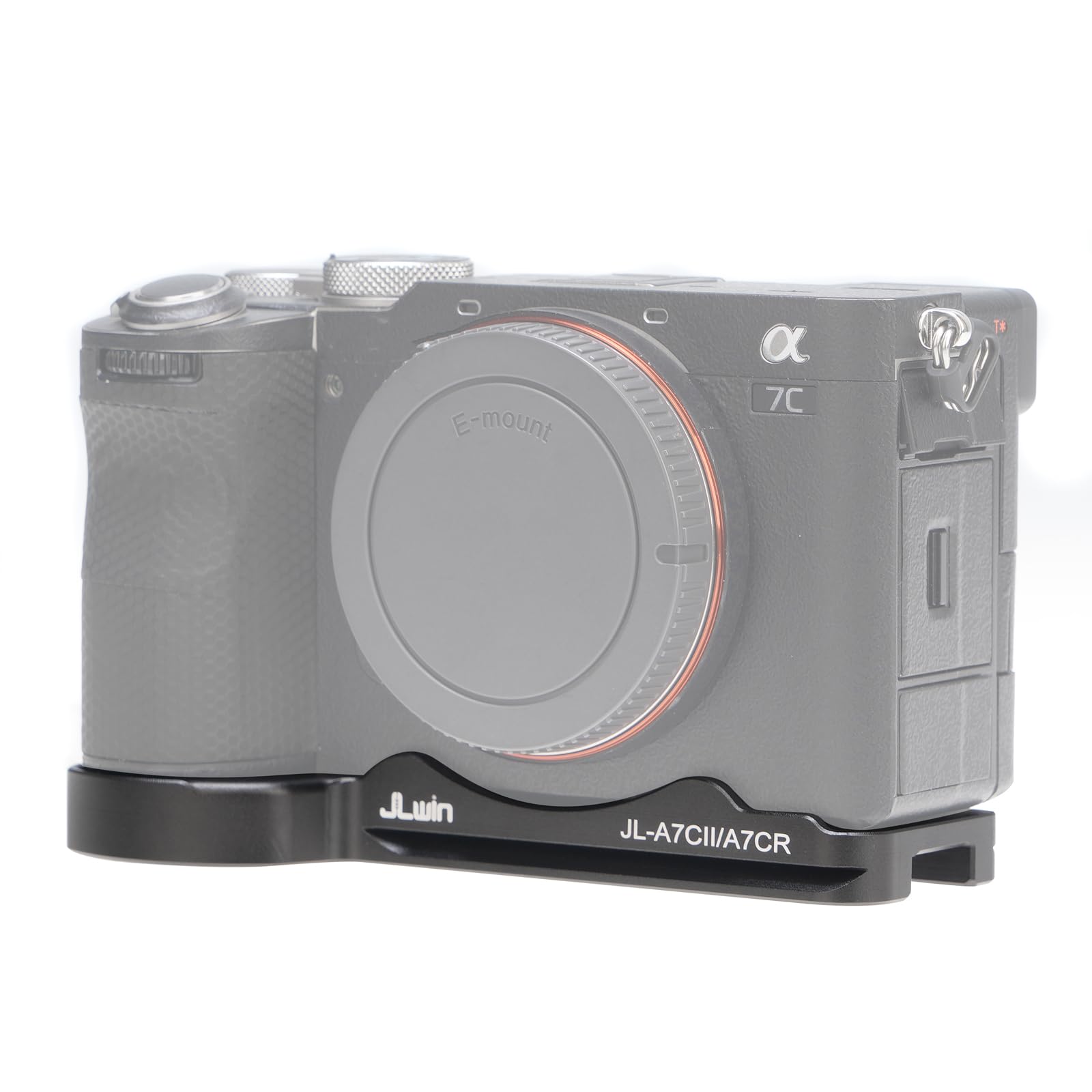 FocusFoto Quick Release Arca-Swiss QR Plate Mount for Sony Alpha A7CR & A7CII Mirrorless Cameras (ILCE-7CR/ILCE-7CM2) - Compatible with Tripod Ballheads - Perfect for Travel, Vlogging & Professional Photography