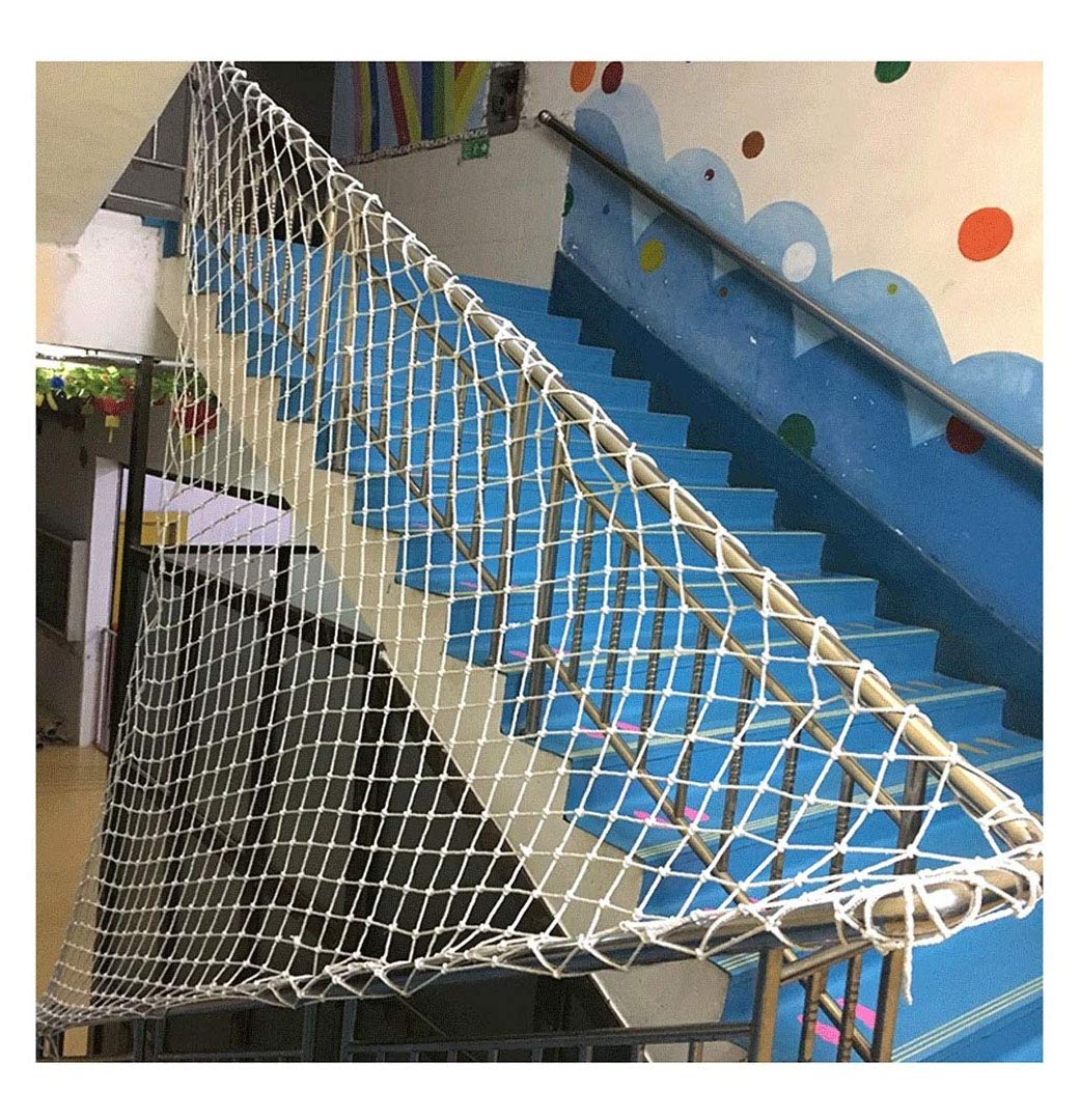 8mm Diameter 12cm Mesh Child Safety Climbing Net - Anti-Fall Stair & Fence Protection, Hemp Ceiling Decorative Net for Hammocks & Play Areas - Perfect for Indoor/Outdoor Kids Safety & Home Decor