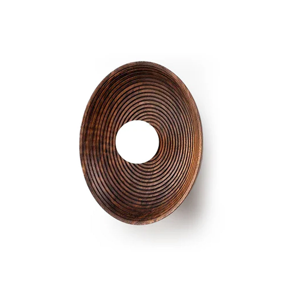 Handcrafted Wooden Wall Sconce with Elegant Contour Design - Perfect for Bedroom, Living Room & Hallway Lighting Decor