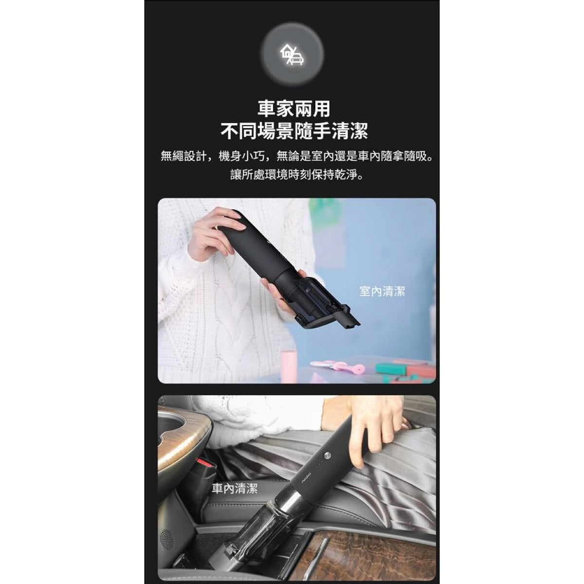 Autobot V Mini Max 2 Cordless Handheld Vacuum Cleaner - Powerful Suction for Pet Hair, Car, Home Cleaning & Quick Pickup