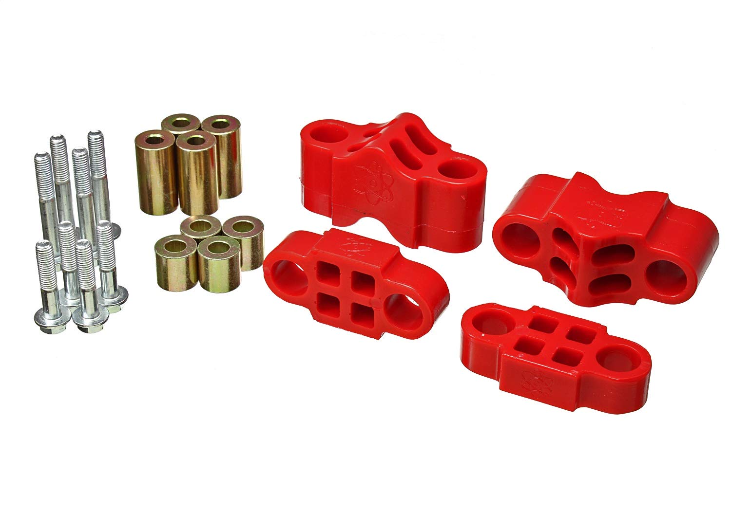 Energy Suspension 2.9109R Sway Bar Spacer Set - High Performance Polyurethane Bushings for Improved Vehicle Handling & Stability - Perfect for Off-Roading, Racing & Daily Driving