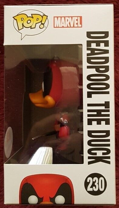 Deadpool The Duck #230 Funko Pop Vinyl Figure - Collectible Marvel Superhero Action Figure - Perfect for Marvel Fans, Comic Book Collectors & Pop Culture Enthusiasts - Great for Display, Gifts & Home Decor