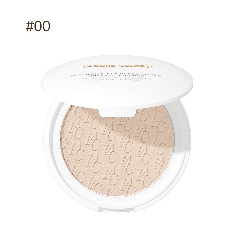 L'ADORE COLORS Edelweiss Lightweight Mist Compact Powder - Oil Control & Matte Finish Makeup for All-Day Wear | Perfect for Daily Use, Office & Special Occasions