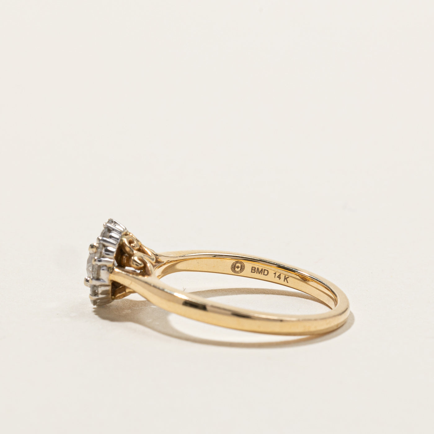 0.53ctw Cluster Diamond Ring for Women - Size 6.5 | Elegant Wedding, Engagement & Anniversary Jewelry Gift