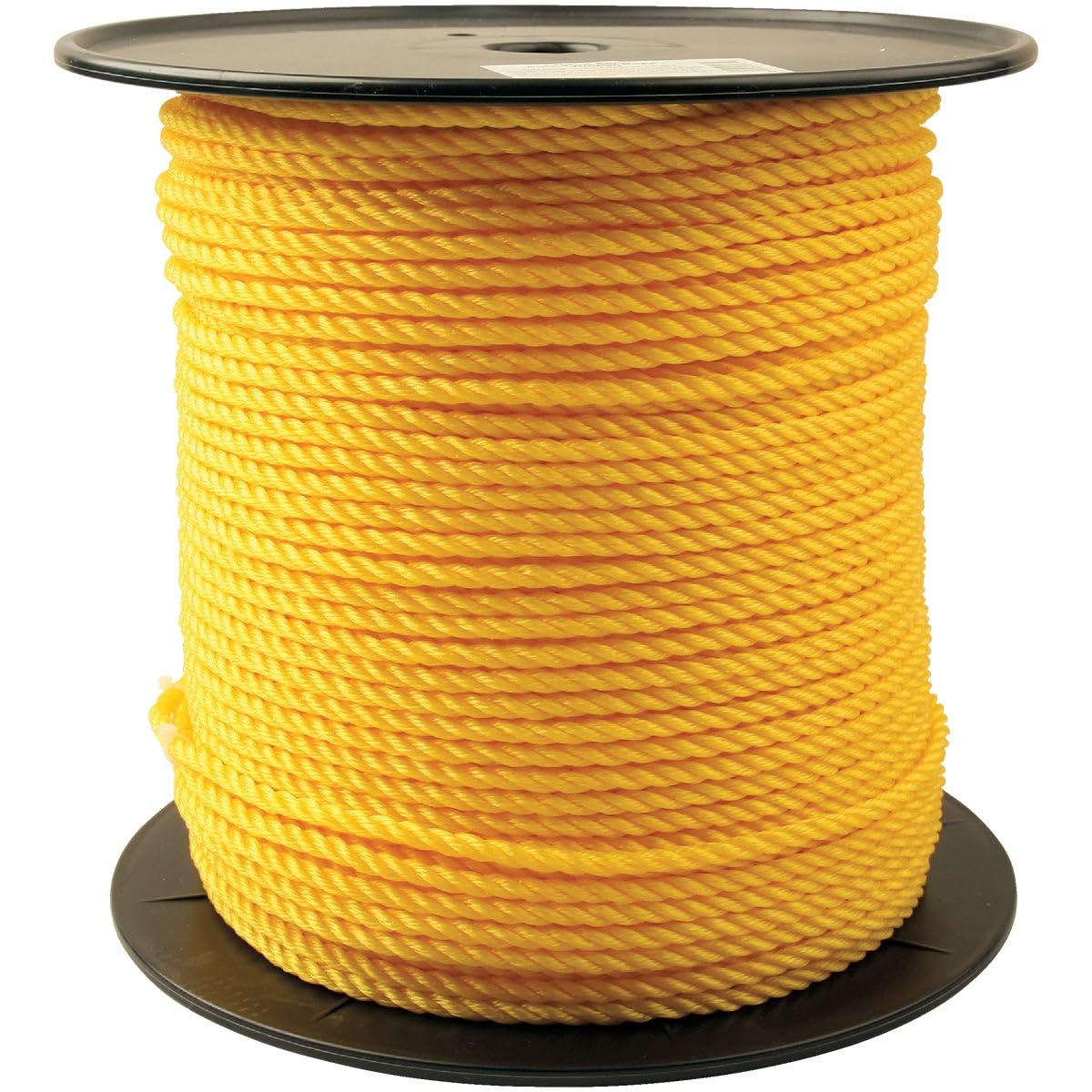 700030 Twisted Polypropylene Bulk Rope - Heavy Duty, UV Resistant, 1/4 Inch Diameter for Camping, Boating, DIY Projects & Outdoor Activities