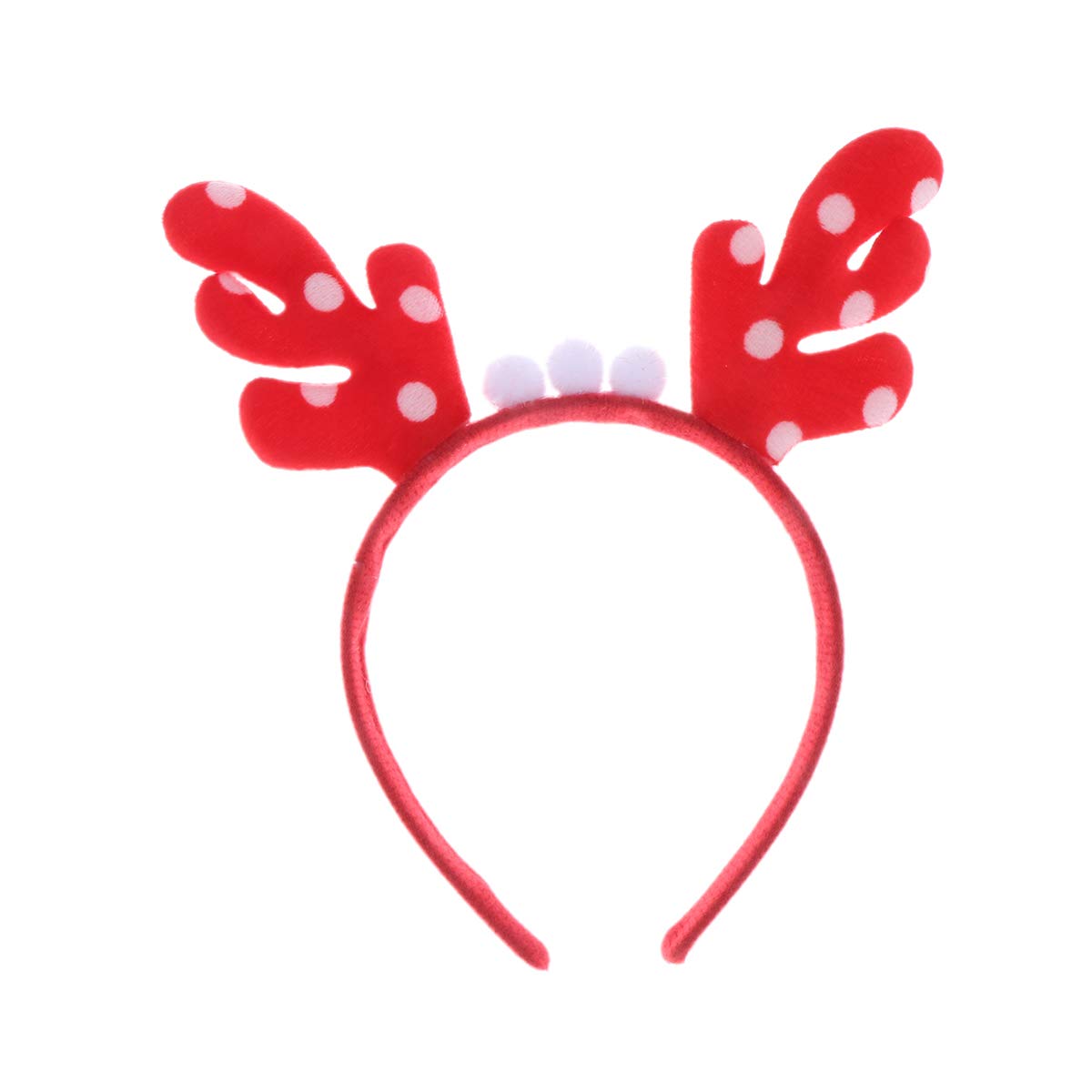 Amosfun Christmas Elk Hair Hoops & Headband - Cute Holiday Hair Accessories for Kids - Perfect for Christmas Parties, School Plays & Festive Family Photos