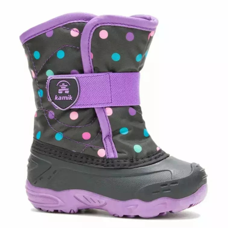 KAMIK SNOWBUG 6 Kids' Winter Snow Boots - Waterproof & Insulated for Cold Weather - Final Sale | Perfect for Snow Play, Sledding & Outdoor Winter Activities