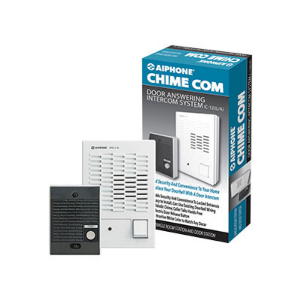 Aiphone C 123LA Hands-Free Audio Intercom & Door Chime System - Secure Entry Solution for Homes, Offices & Gated Communities