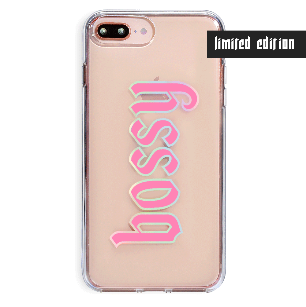 Bossy Clear iPhone Case - Ultra Slim Protective Cover for iPhone [Model] | Shatterproof & Scratch-Resistant | Perfect for Everyday Use, Travel & Work