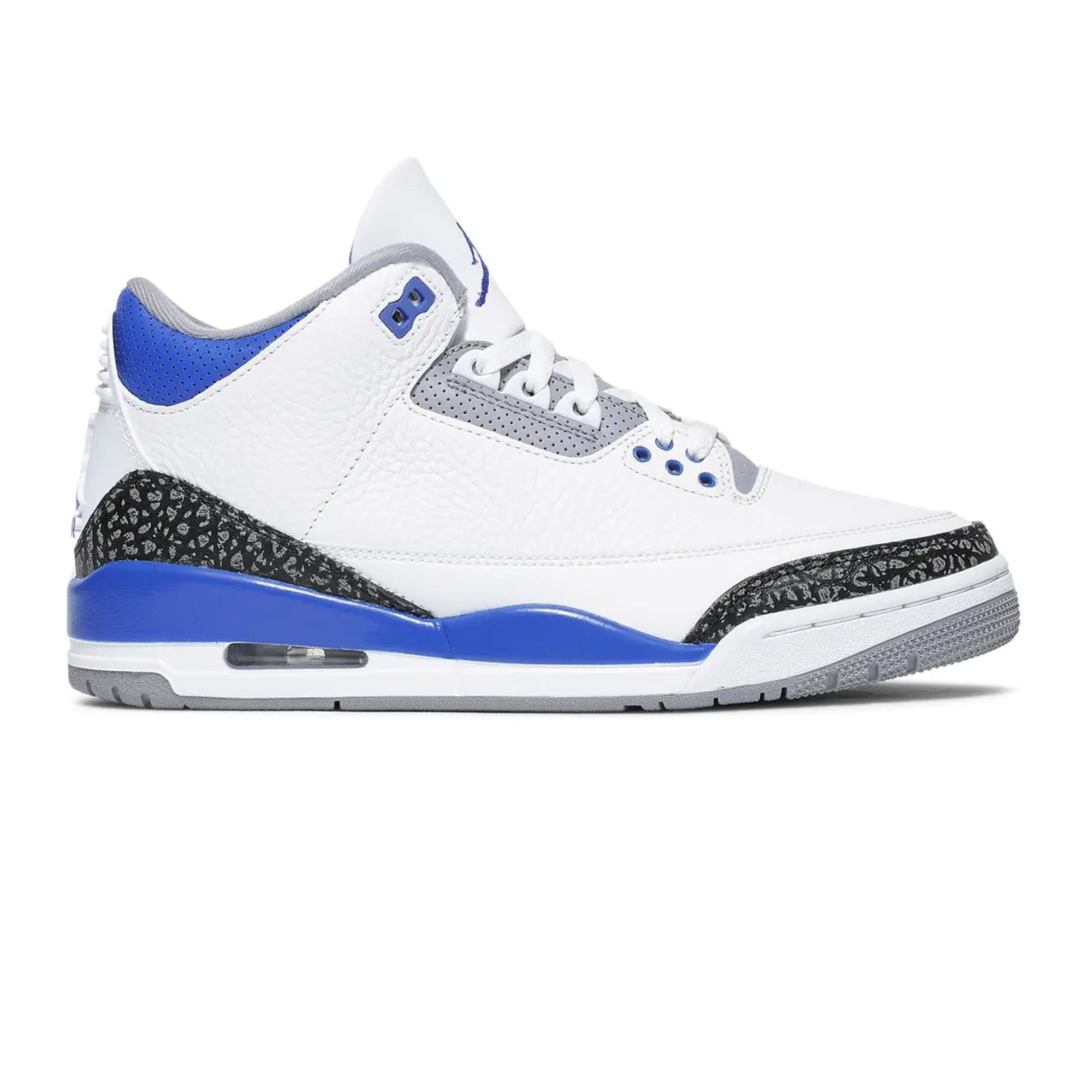 Air Jordan 3 'Racer Blue' Retro Sneakers (2021 Release) - Men's Basketball Shoes for Casual Wear & Street Style