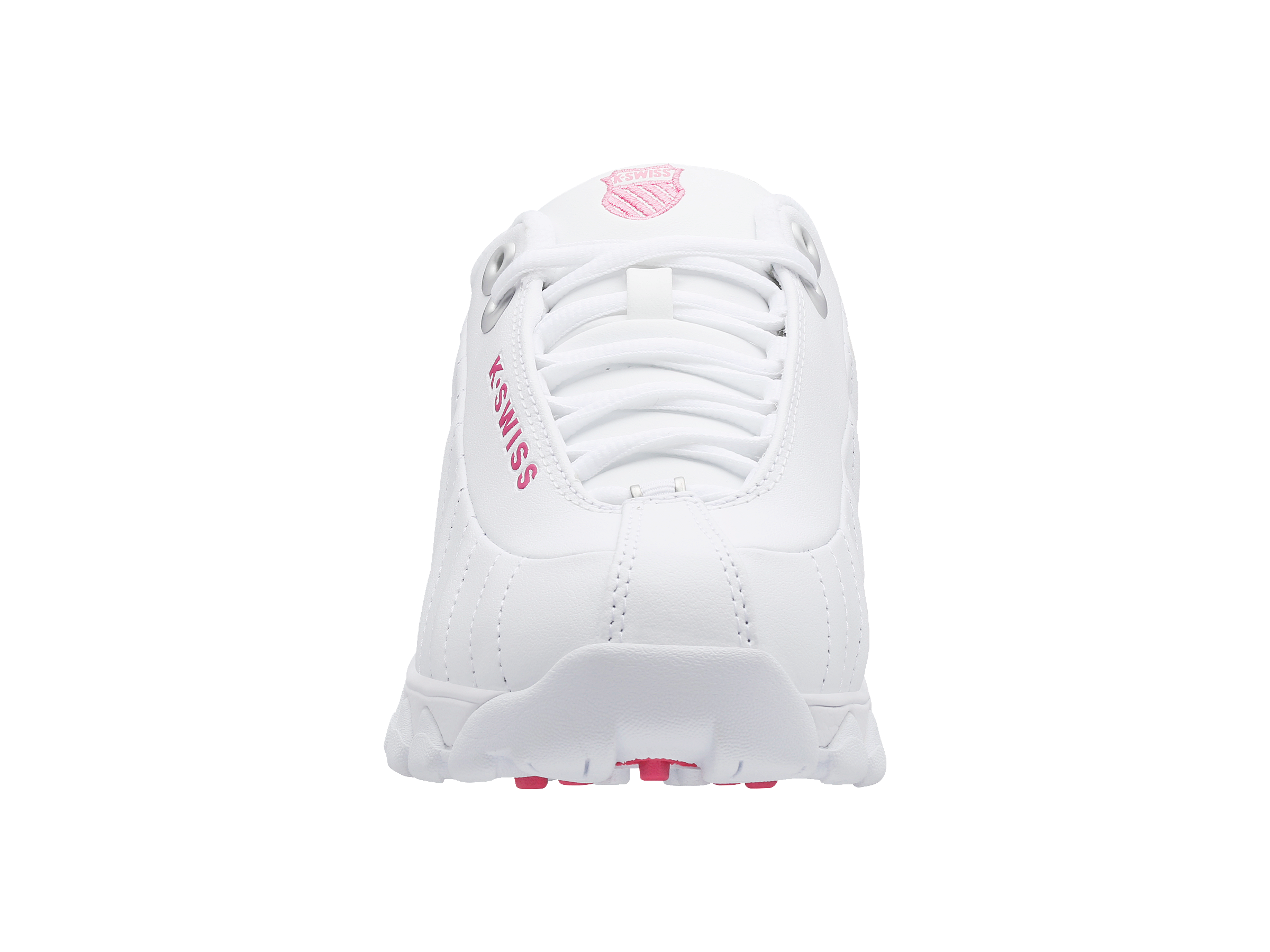 ST329 CMF Running Shoes for Women - White/Shock Pink | Lightweight Athletic Sneakers for Jogging, Gym Workouts & Casual Wear