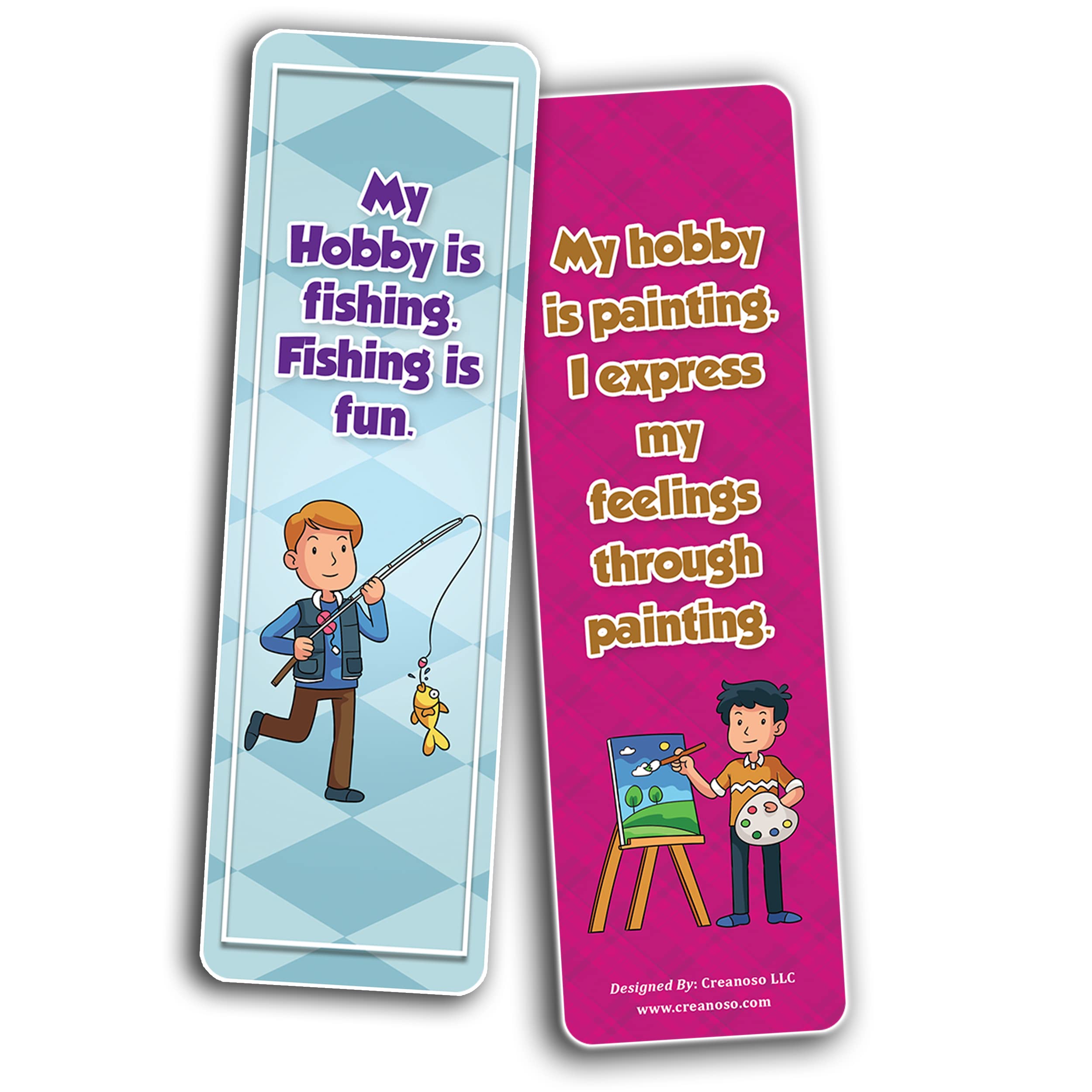 Inspirational Bookmark Set for Adults & Professionals - 12 Motivational Hobby Bookmarks (2 Sets x 6 Cards) - Perfect Reading Accessories for Book Lovers, Office Gifts & Daily Encouragement