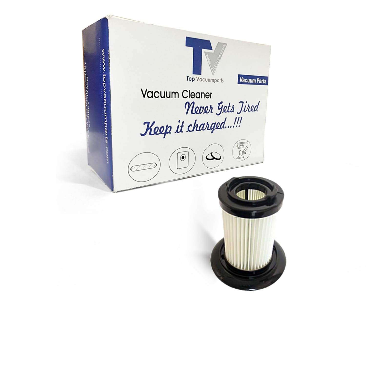Replacement Primary Filter for Dirt Devil F48 & Quick Power Vacuum Cleaners - Compatible with Part #304023001 - Perfect for Home Cleaning and Maintenance