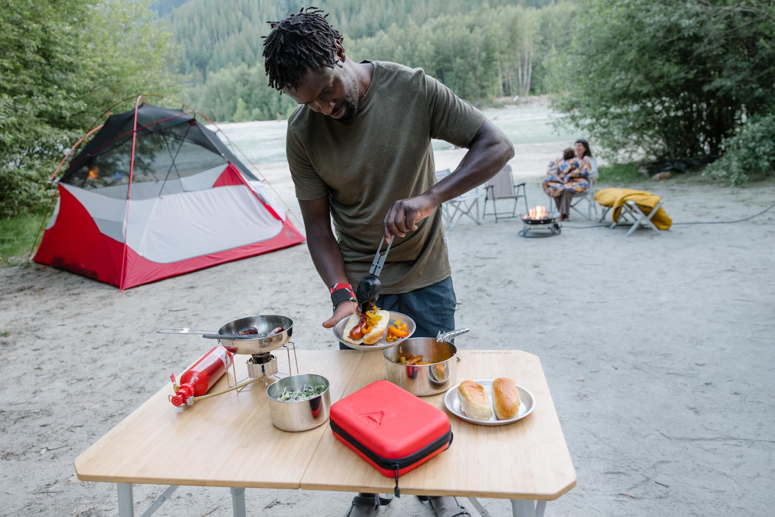 MSR Alpine Stainless Steel Camping Fry Pan - Lightweight Backpacking Cookware for Outdoor Adventures, Hiking & Camping Trips