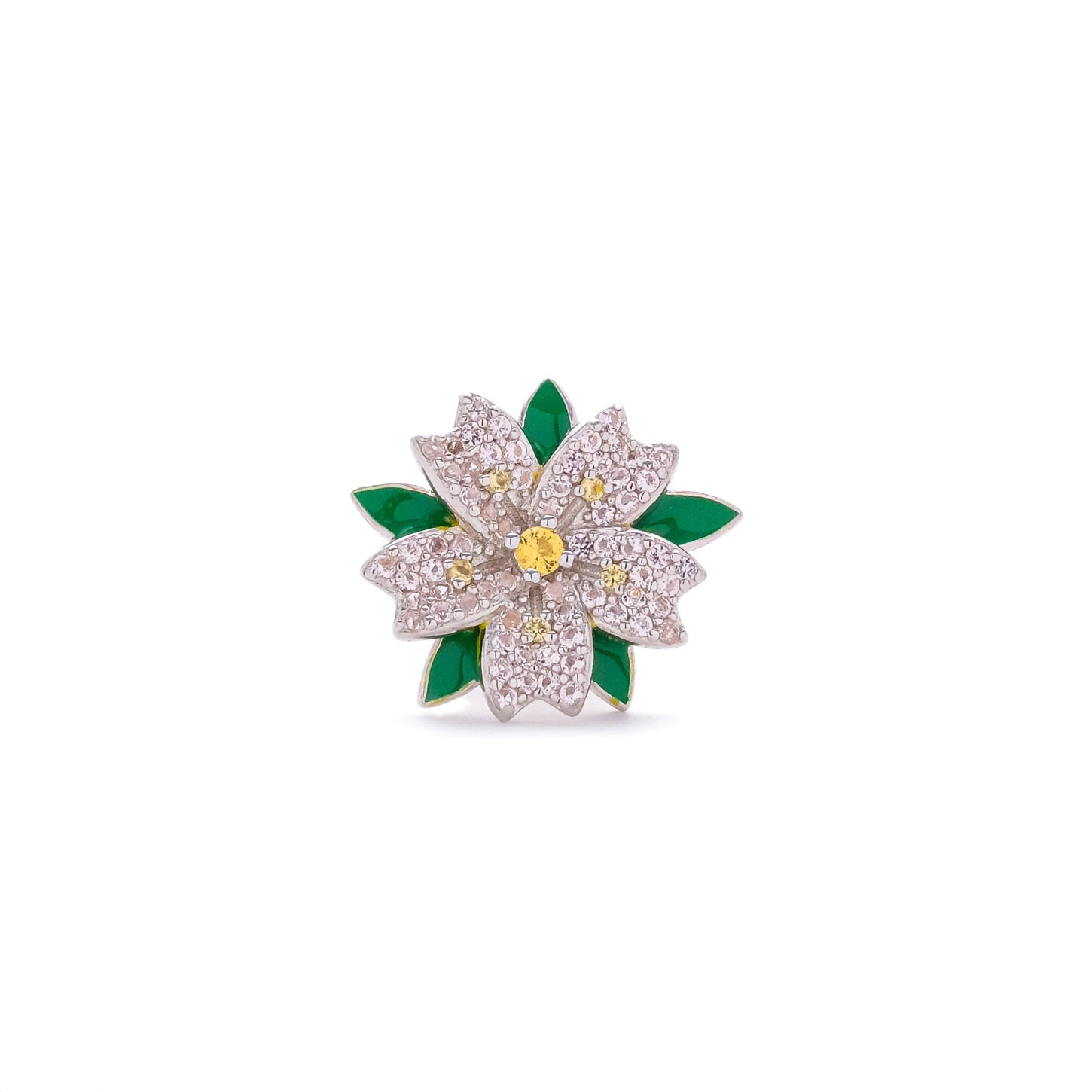 Sakura Cherry Blossom Stud Earrings for Women - .925 Sterling Silver Flower Studs - Perfect for Everyday Wear, Gifts & Special Occasions