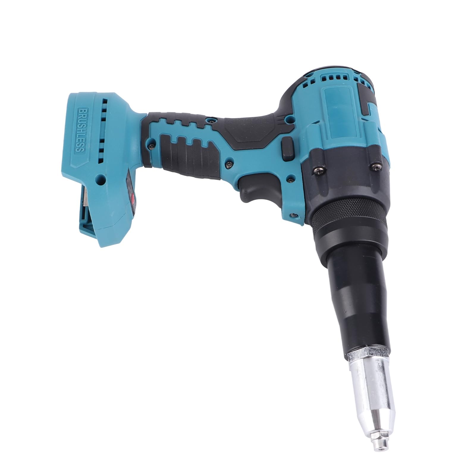 18V Cordless Brushless Electric Rivet Nut Gun - Wireless Automatic Riveting Tool with LED Light for Metalworking, Automotive & DIY Projects