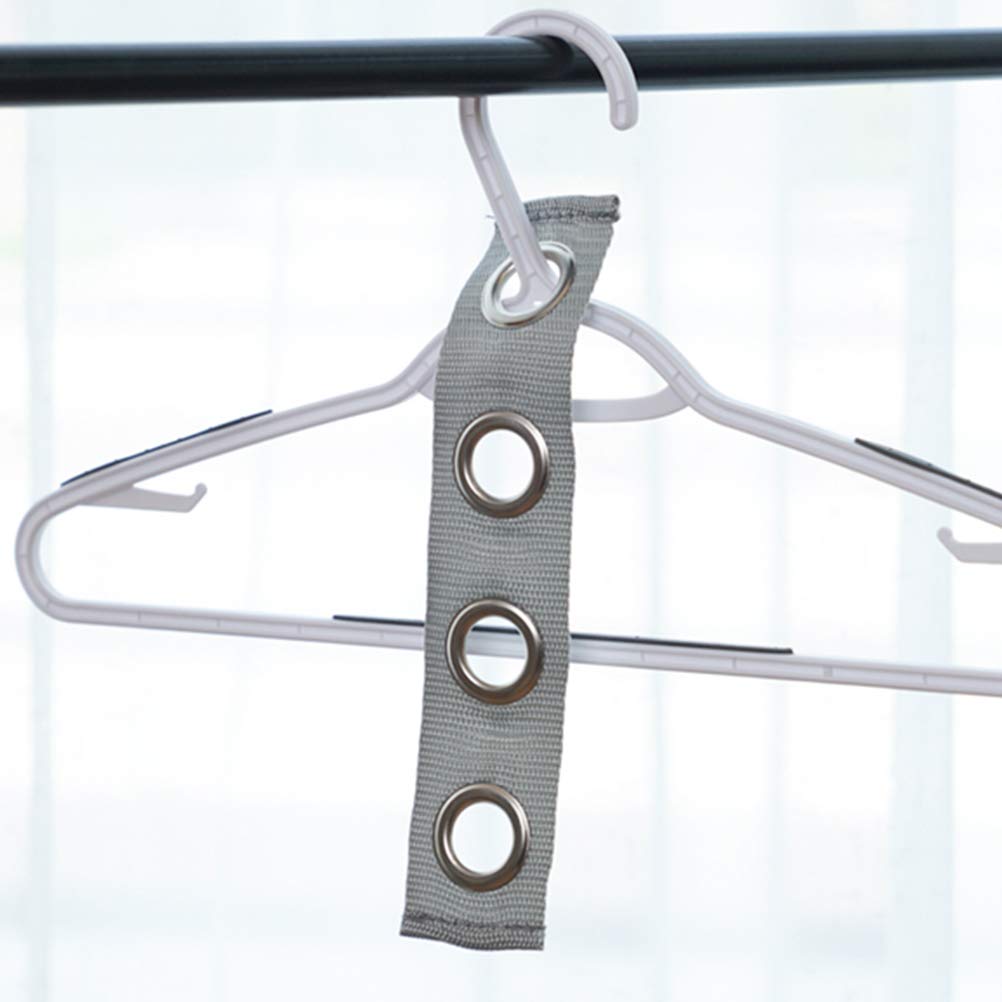 4-Pack Crab Plate Clothes Connectors - Heavy Duty Clothes Hooks with Multiple Holes for Hanging Clothes, Towels & Mini Backpacks - Perfect for Closet Organization, Laundry Room & Dorm Storage