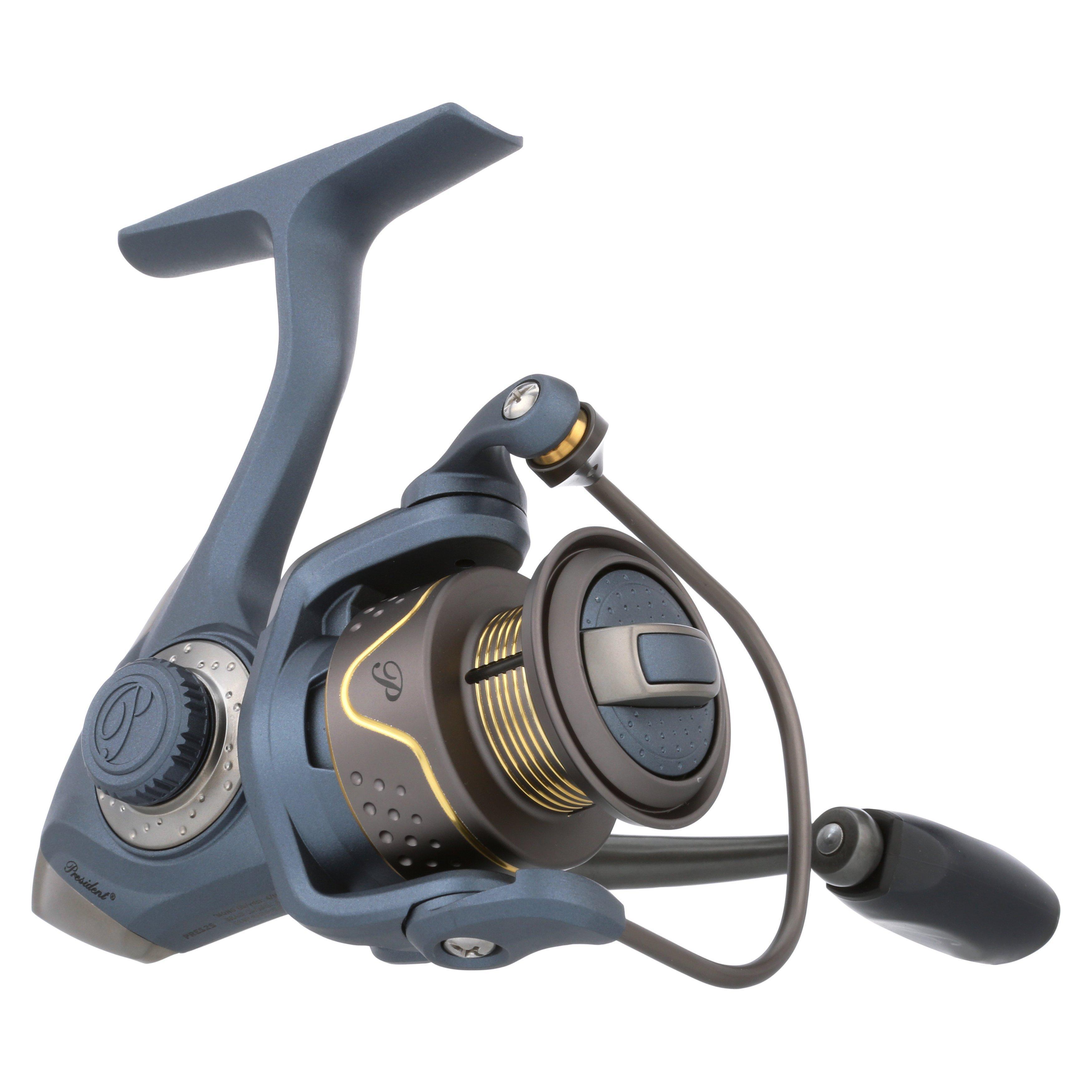 Pflueger President Spinning Fishing Reels - Lightweight & Smooth Performance for Freshwater & Saltwater Angling - Perfect for Bass, Trout, and Walleye Fishing