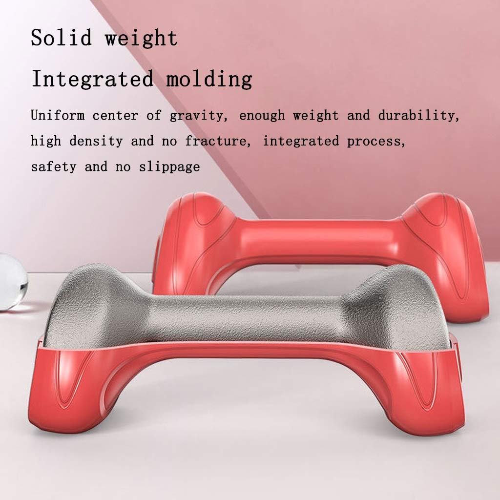 1kg-3kg Vinyl Coated Dumbbell Set - Home Gym Equipment for Weight Training, Bodybuilding & Fitness - Perfect for Strength Training, Toning & Home Workouts