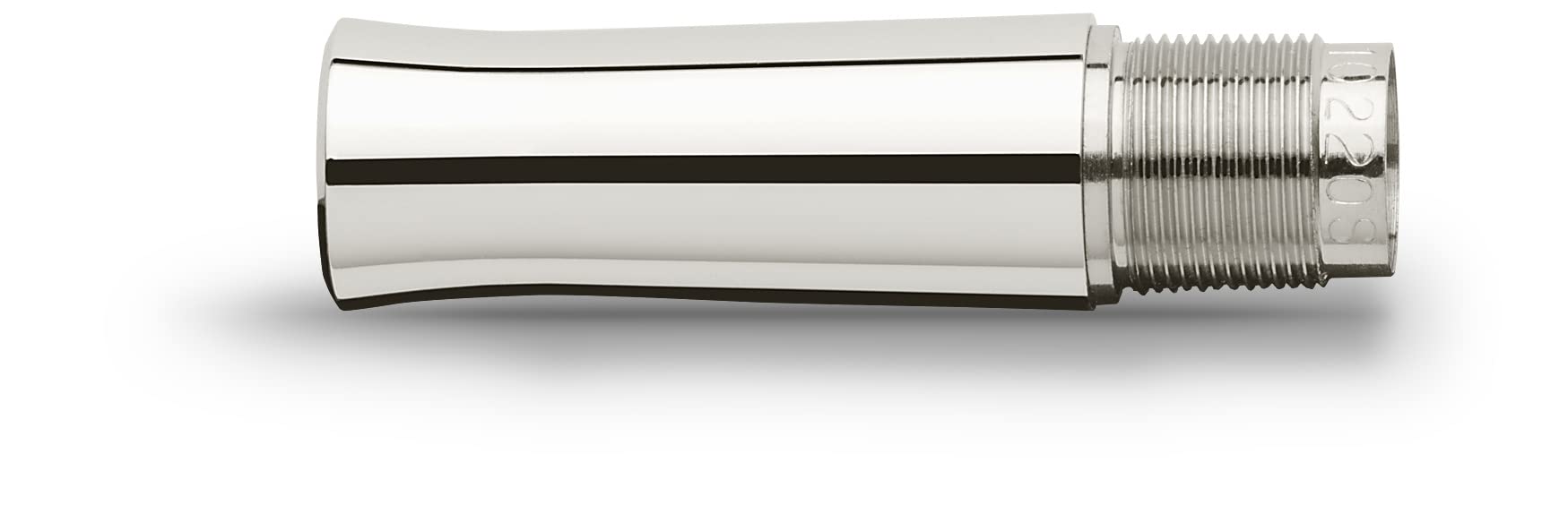 Premium GRAF von Faber-Castell Medium Guilloche Fountain Pen with Rhodium Finish - Luxury Writing Instrument for Business Signatures, Calligraphy & Gift Giving