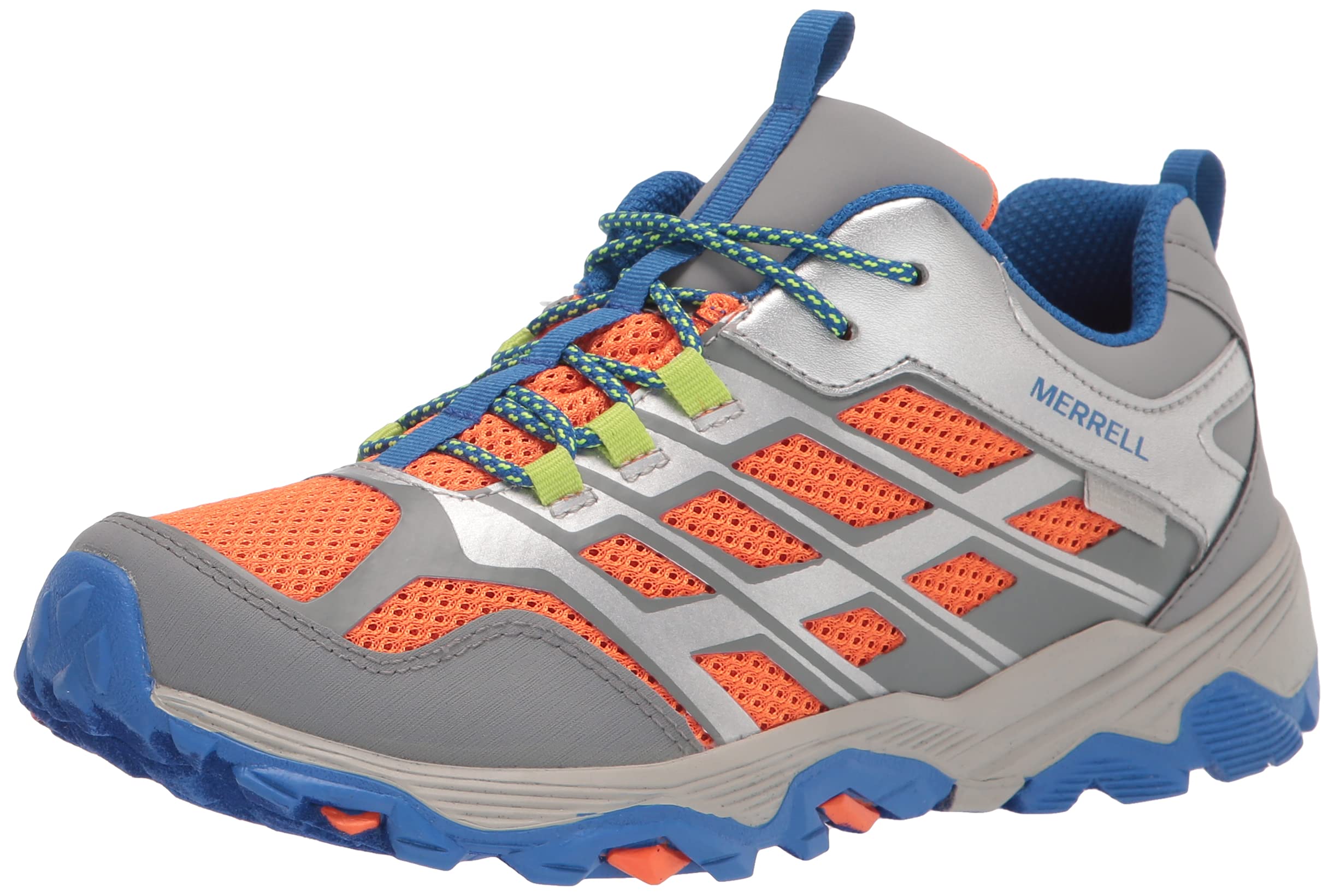 Merrell Kids Moab FST Low Waterproof Hiking Shoes - Lightweight Outdoor Sneakers for Boys & Girls - Perfect for Trail Walking, Camping & School Activities
