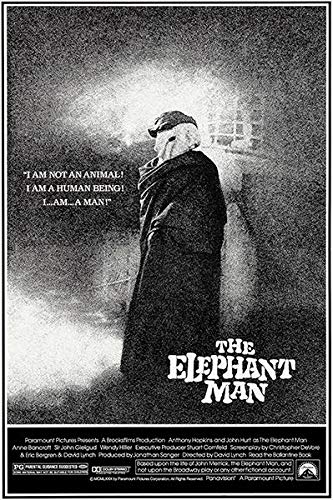 The Elephant Man (1980) Vintage Movie Poster - Classic Film Memorabilia for Home Theater & Cinema Decor
