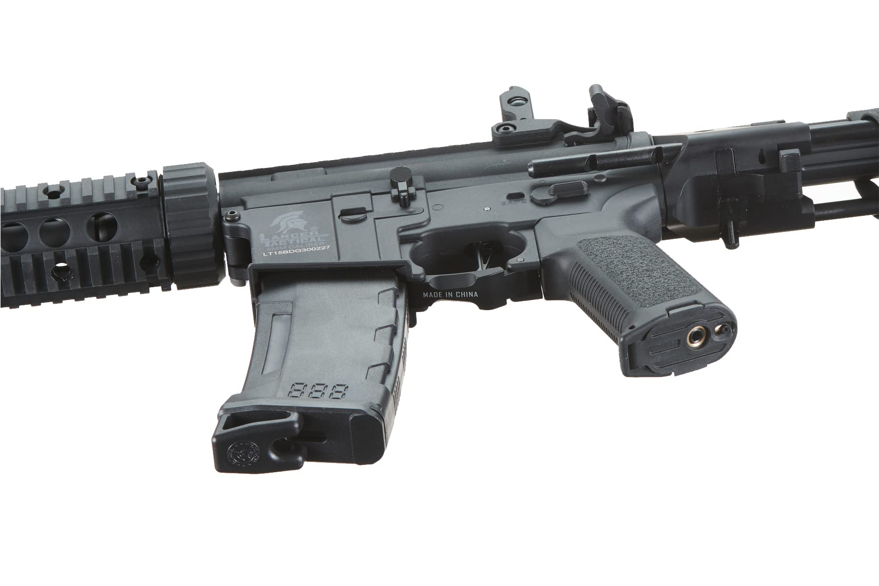 Lancer Tactical Gen 3 PDW Airsoft M4 Carbine Rifle - Black | High Performance Airsoft Gun for Tactical Training & Outdoor Games | Perfect for Milsim, CQB & Target Practice