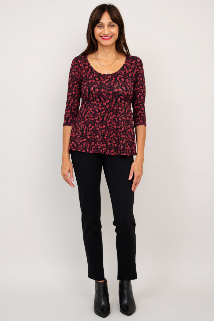 Kimmy Top - Floral Bamboo Blouse for Women | Breathable & Comfortable Summer Wear | Perfect for Beach, Vacation & Casual Outings