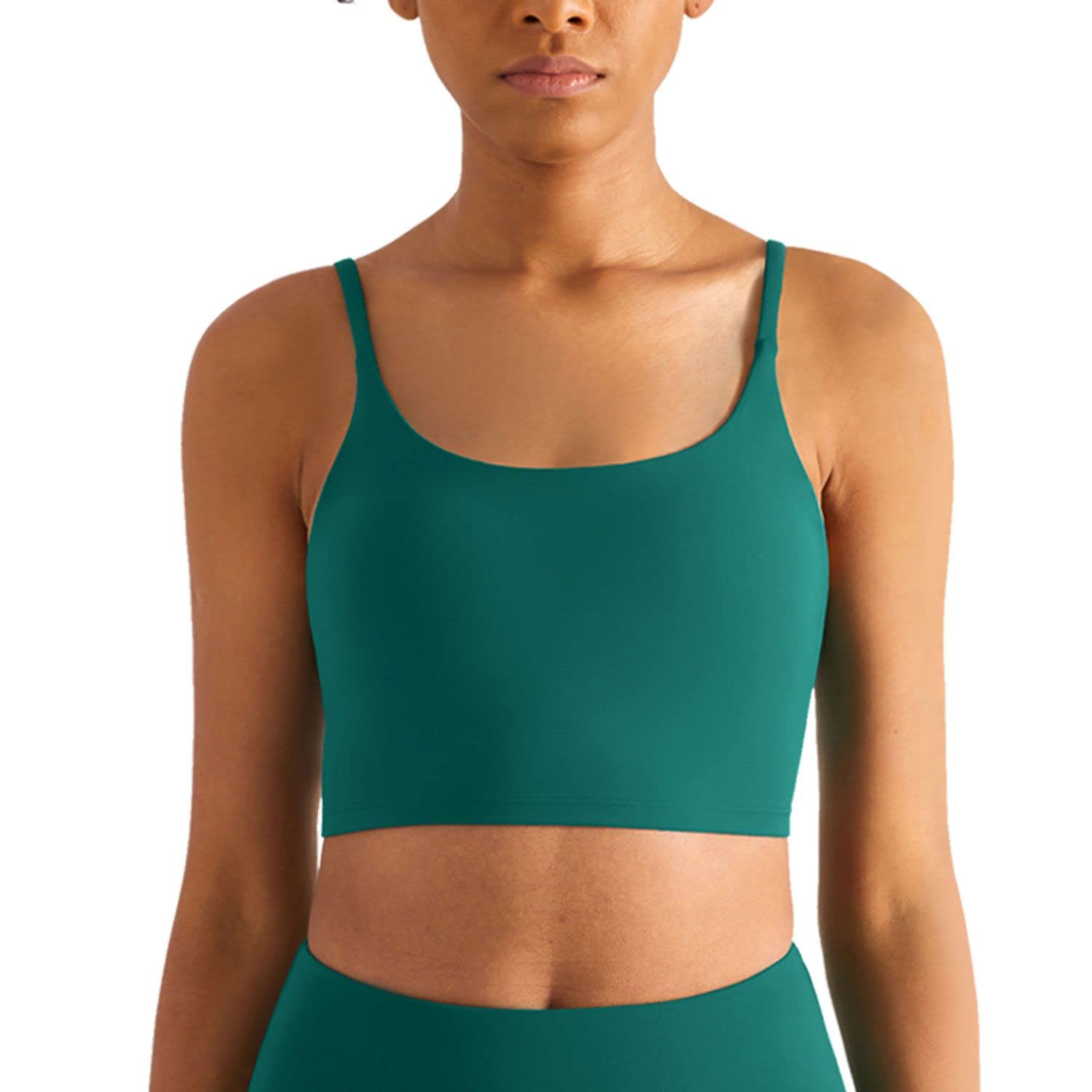Altiland Women's Cami Sports Bra Tank Top - Workout Yoga Athletic Exercise Crop Top Brami - Perfect for Gym, Running, Yoga & Casual Wear