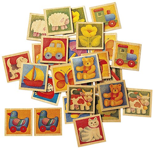63017 Memo Kunterbunt - 36-Piece Colorful Memory Matching Game Toy for Kids | Fun Learning & Party Activities