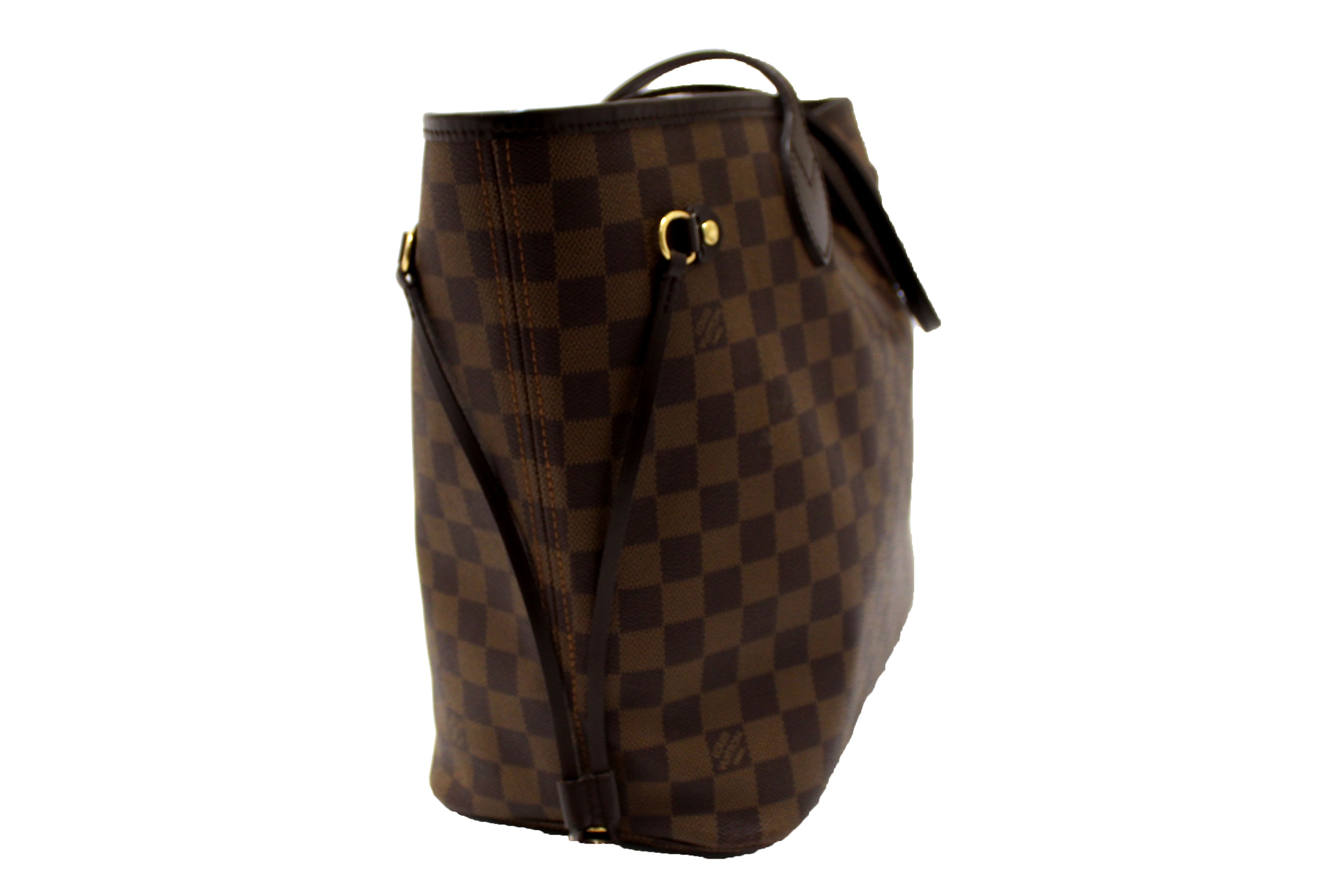 Authentic Louis Vuitton Damier Ebene Neverfull MM Tote Shoulder Bag - Luxury Handbag for Women, Perfect for Work, Travel & Shopping