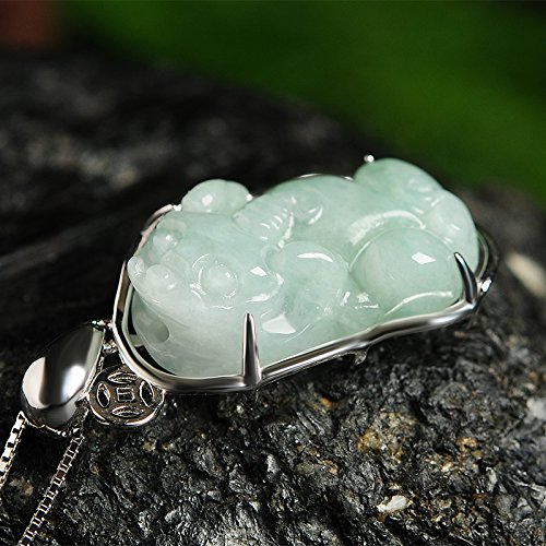 Natural Green Emerald Jade Pendant Necklace - Authentic Cusstally Charm Jewelry for Women | Perfect for Gifts, Weddings & Everyday Elegance