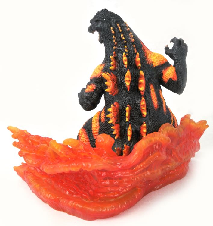 Burning Godzilla 1995 PVC Figure Statue - Diamond Select Gallery Diorama Collectible - Perfect for Anime Fans, Movie Collectors & Home Office Display