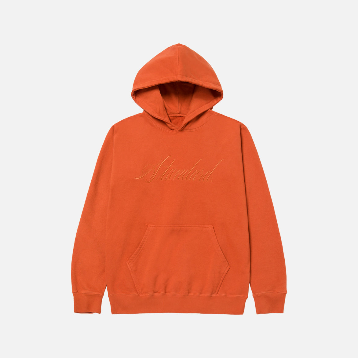 BJ BETTS X STANDARD ISSUE Premium Cotton Hoodie - Rust Color Pullover for Men & Women | Cozy Streetwear for Casual Outfits, Fall Layering & Urban Fashion