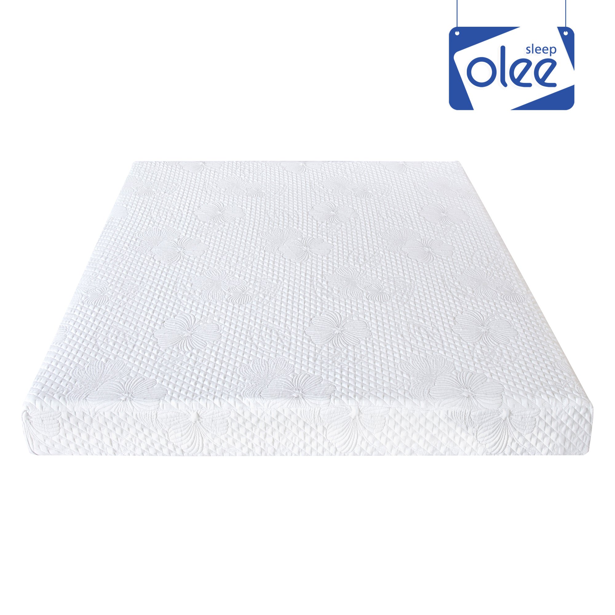 Olee Sleep 6 Inch Queen Size Memory Foam Mattress - Gel Infused Cooling Mattress for Pressure Relief & Back Support, CertiPUR-US Certified Medium Firm Mattress in a Box - Perfect for Guest Rooms, Dorm Beds & Apartment Sleeping