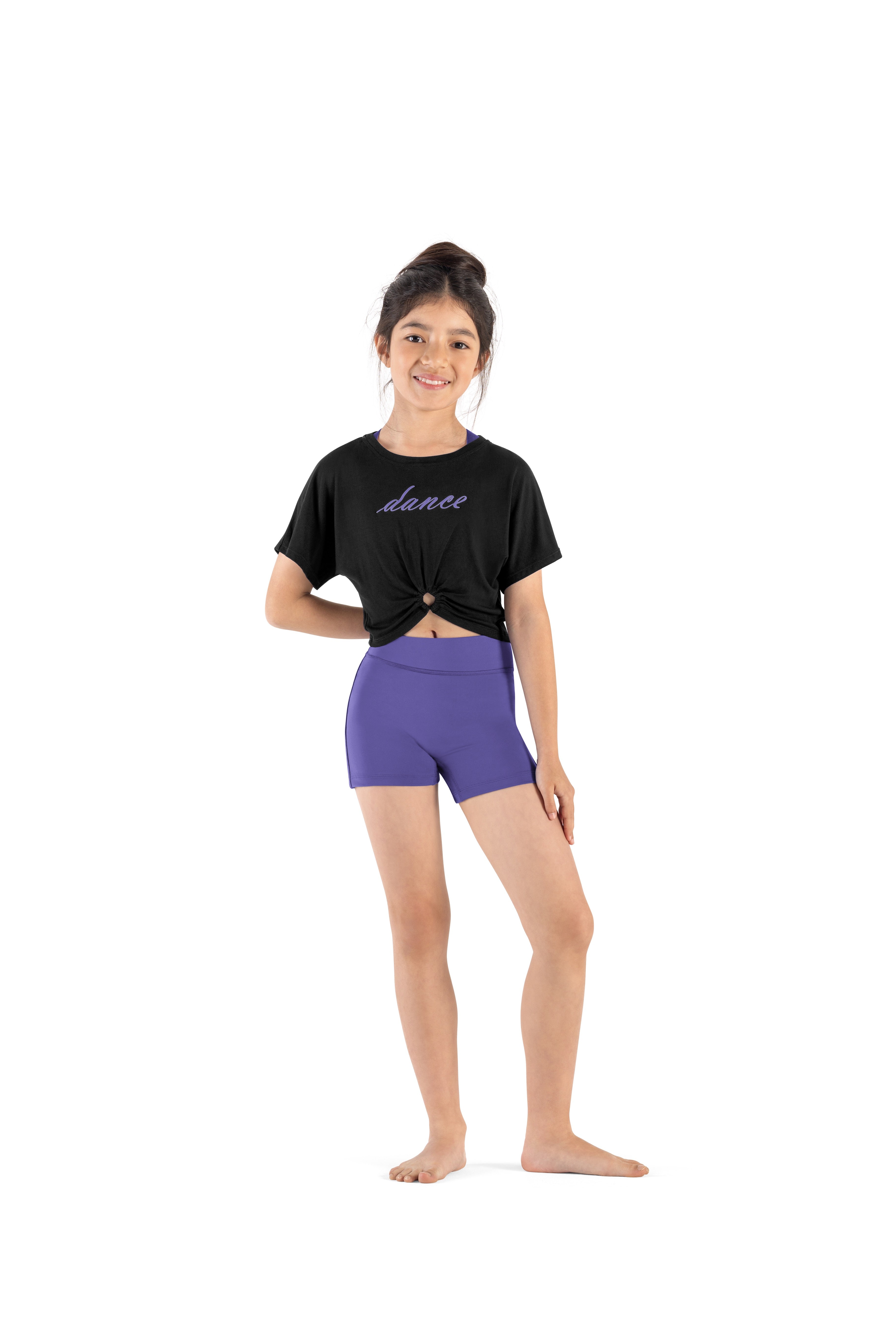 Majesty Dance Print Tee M753C - Trendy Graphic T-Shirt for Women - Perfect for Dance Classes, Concerts & Casual Wear