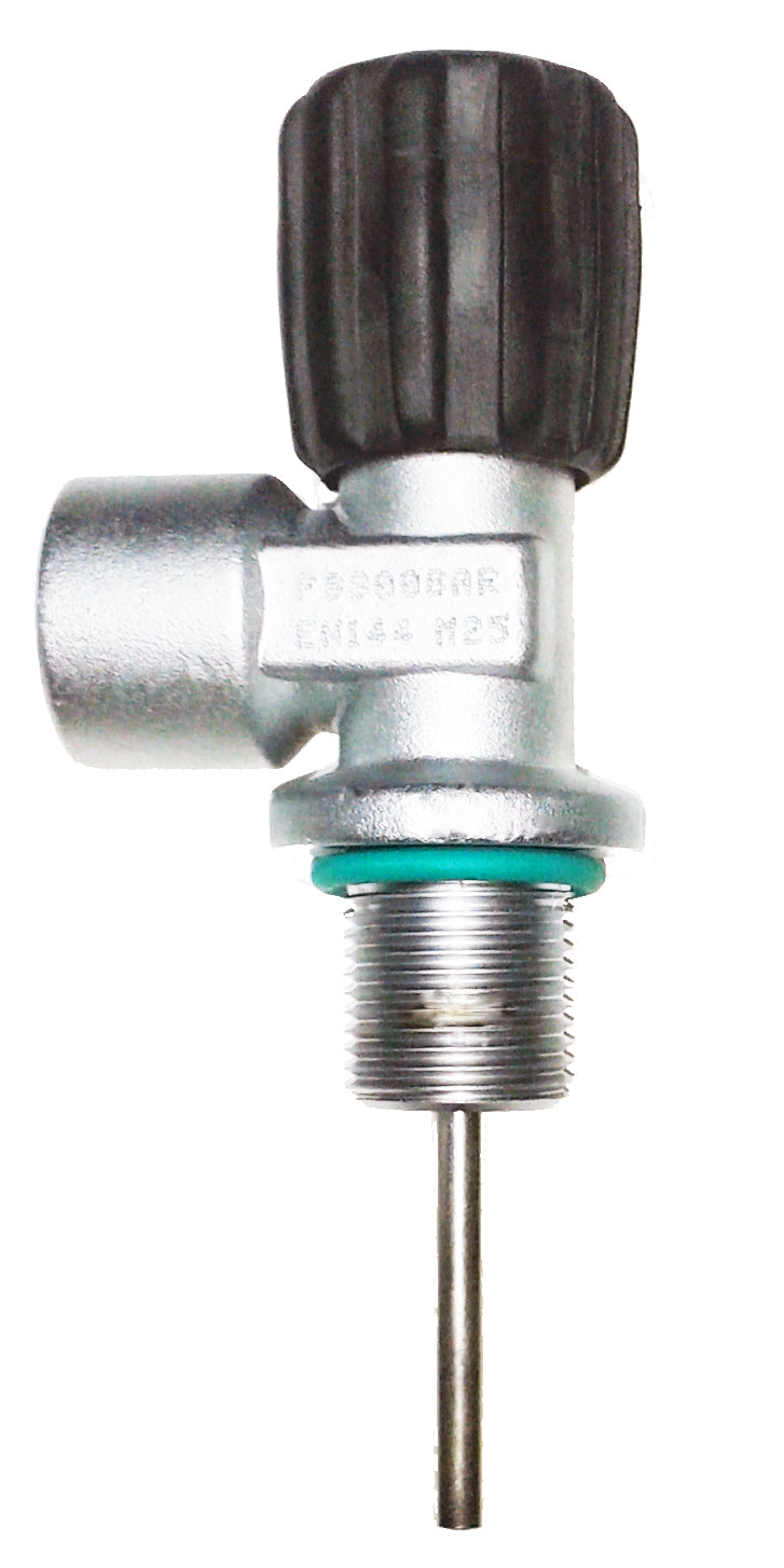 Beaver 300 Bar Top Handled Cylinder Valve - High Pressure Gas Cylinder Valve for Scuba Diving, Paintball & Industrial Use - Durable Brass Construction for Safety & Reliability