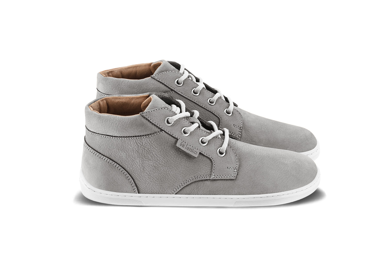 Barefoot Shoes for Men & Women - Be Lenka Synergy Pebble Grey | Minimalist, Lightweight & Flexible for Running, Hiking & Everyday Comfort