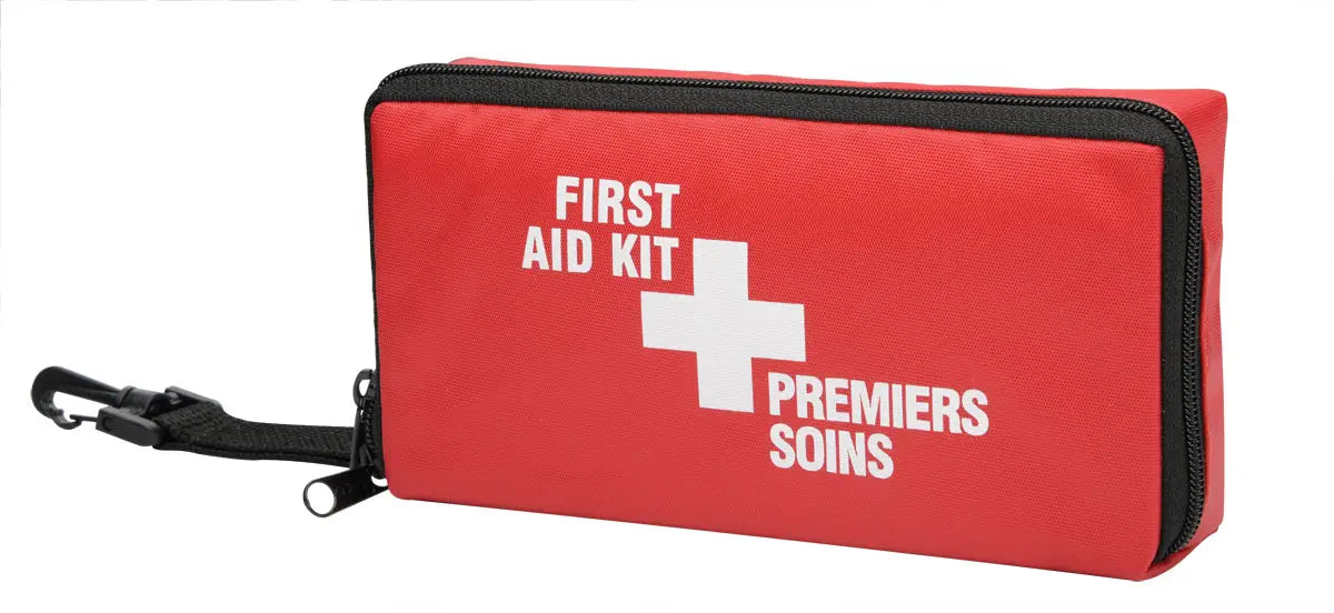 BRITISH COLUMBIA Type 1 Personal First Aid Kit - Compact Nylon Emergency Medical Kit for Home, Car, Camping & Outdoor Adventures