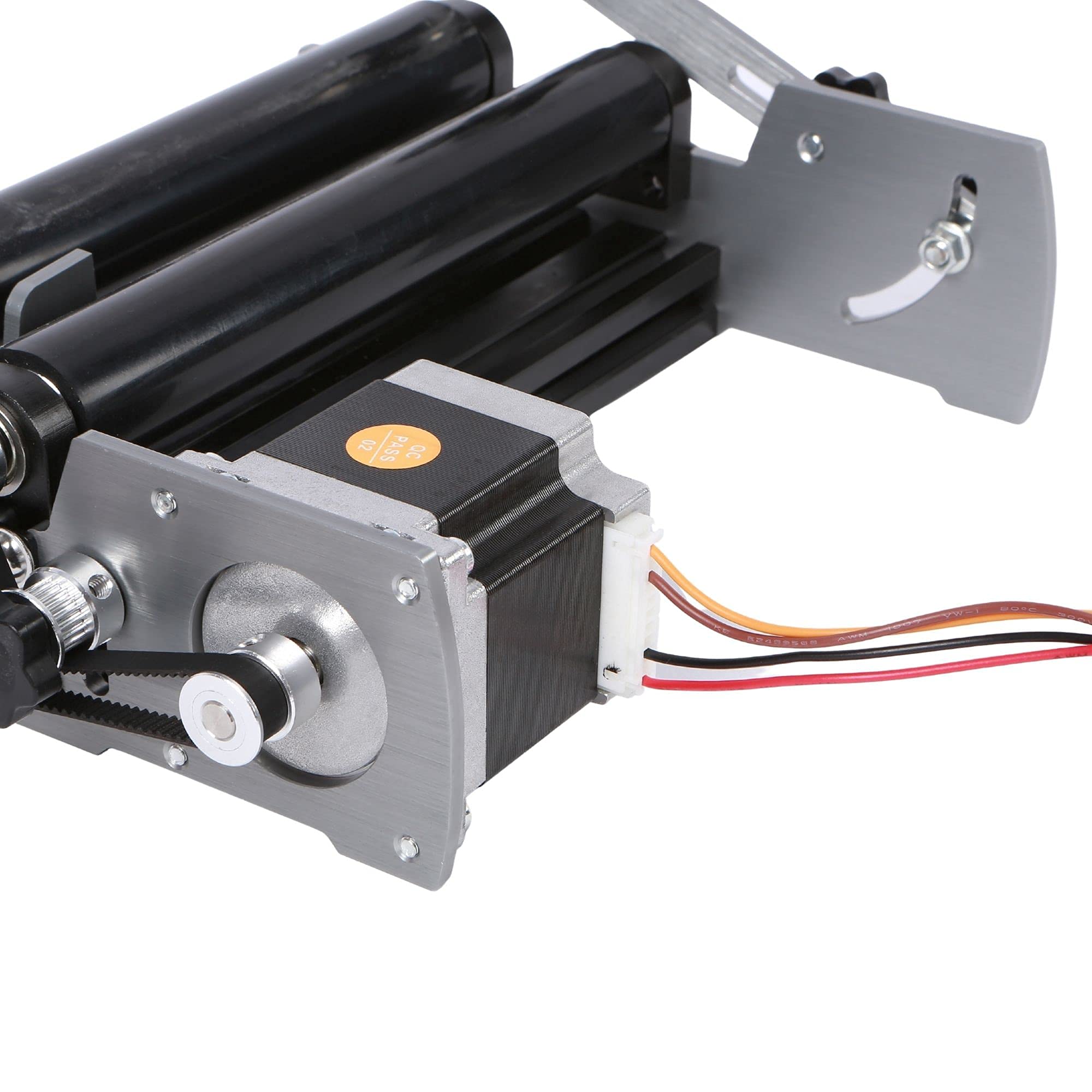 FoxAlien R57 Y-Axis Rotary Roller Engraving Module for Cylindrical Objects - Compatible with FoxAlien 4040-XE CNC Router Engraving Machine | Perfect for Wood, Metal & Acrylic Engraving on Bottles, Cups & Curved Surfaces
