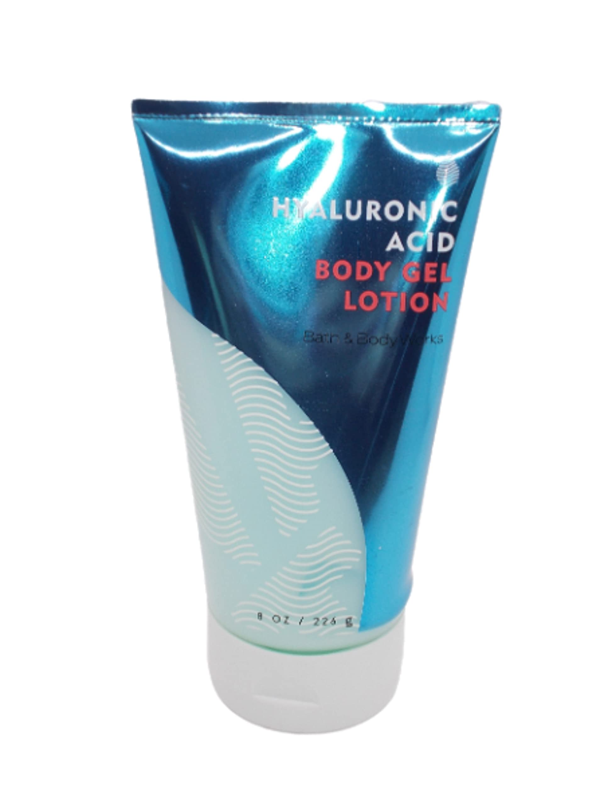 Bath and Body Works Water Hyaluronic Acid Body Gel Lotion - 8 oz Hydrating Moisturizer for Dry Skin | Perfect for Daily Hydration & Post-Shower Care