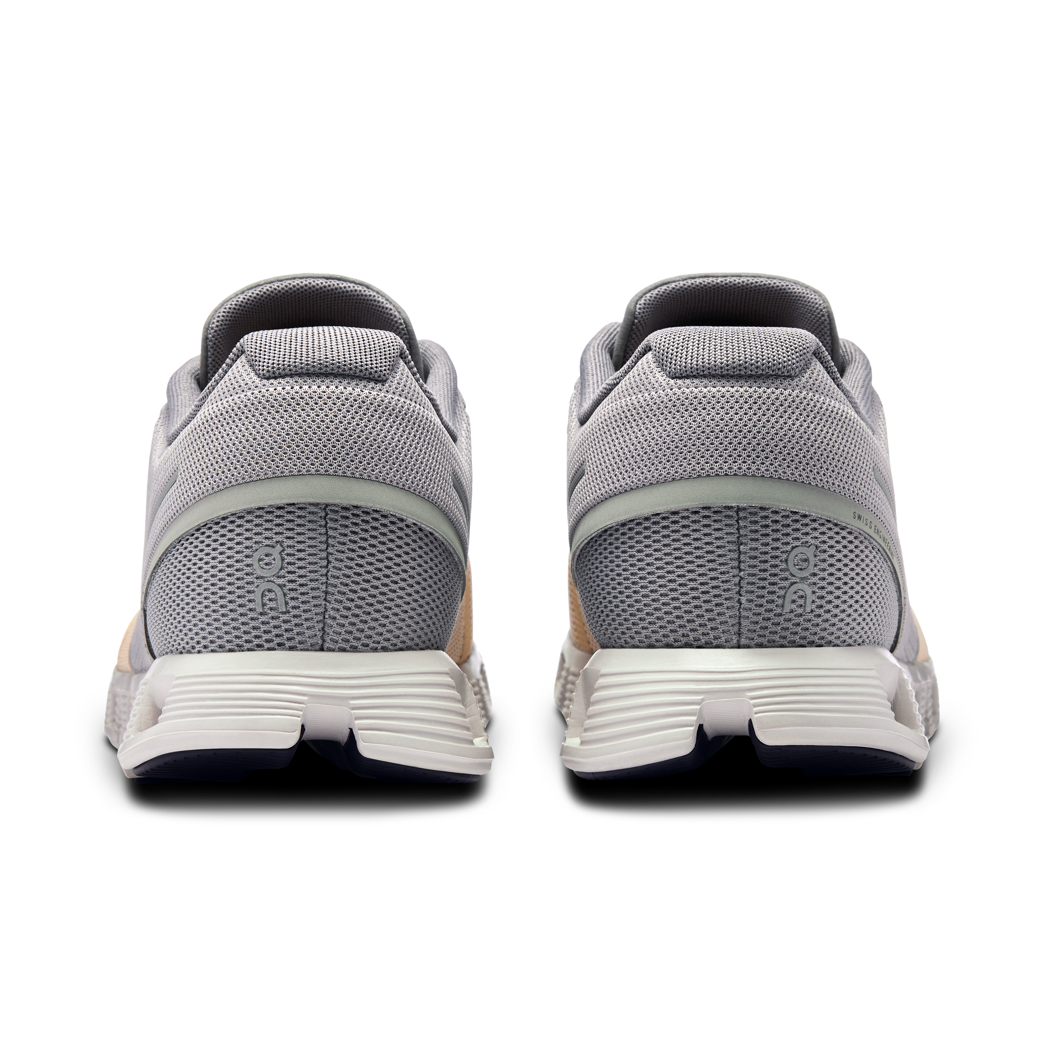 On Running Men's Cloud 5 Running Shoes - Lightweight & Breathable Sneakers for Jogging, Gym & Daily Wear in Fog/Savannah Colorway