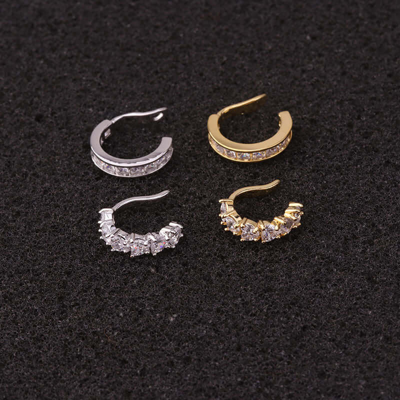 18K Gold Cartilage Ear Cuff Clip - No Piercing Earring for Women - Trendy Helix Ear Jewelry for Parties, Weddings & Everyday Wear