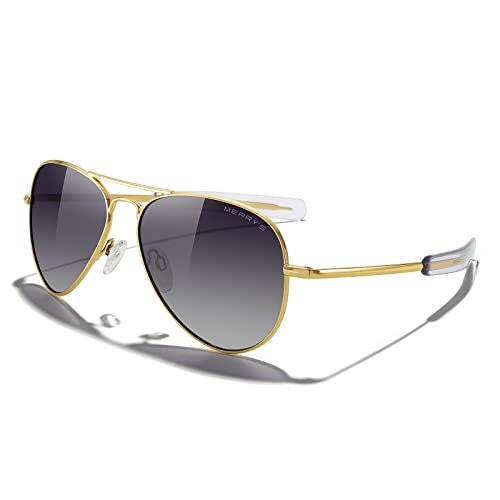 23k Gold Frame/Black Gradient Polarized Lens