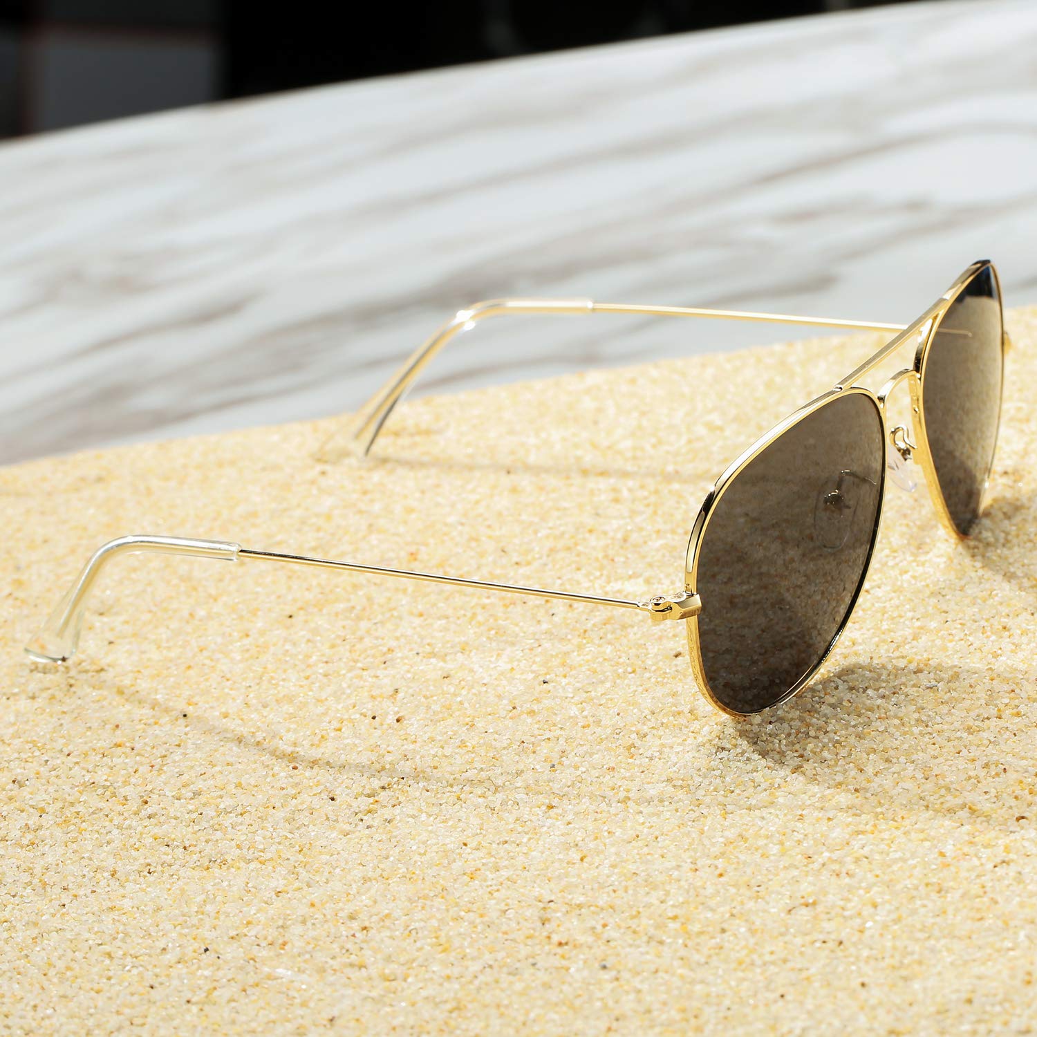 Pro Acme Aviator Sunglasses for Men & Women - Classic Polarized UV400 Protection - Perfect for Driving, Travel & Outdoor Activities