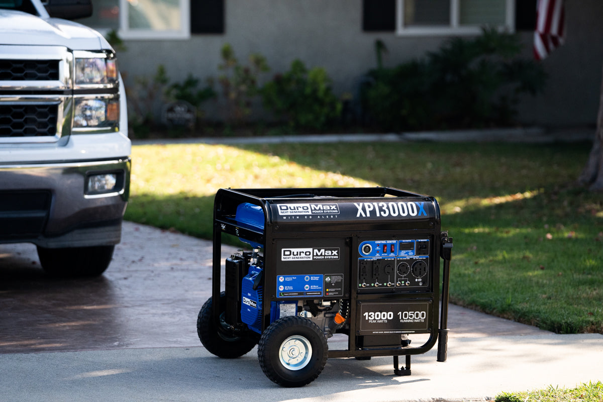 13,000W Portable Gasoline Generator with CO Alert - Reliable Backup Power for Home, Camping & Outdoor Emergencies
