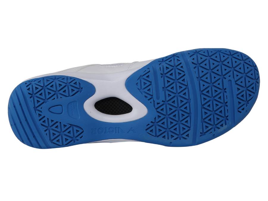 Victor A220 Unisex Badminton Shoes - Lightweight & Breathable White Sports Shoes for Men & Women | Perfect for Indoor Court Play & Training