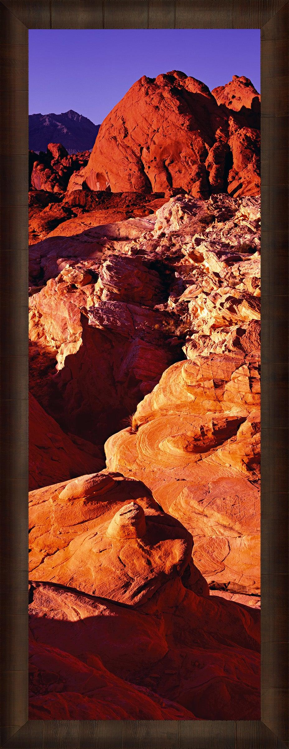 Canyon Shadows Wall Art - Stunning Desert Landscape Canvas Print for Home & Office Decor | Perfect for Living Room, Bedroom & Office Spaces