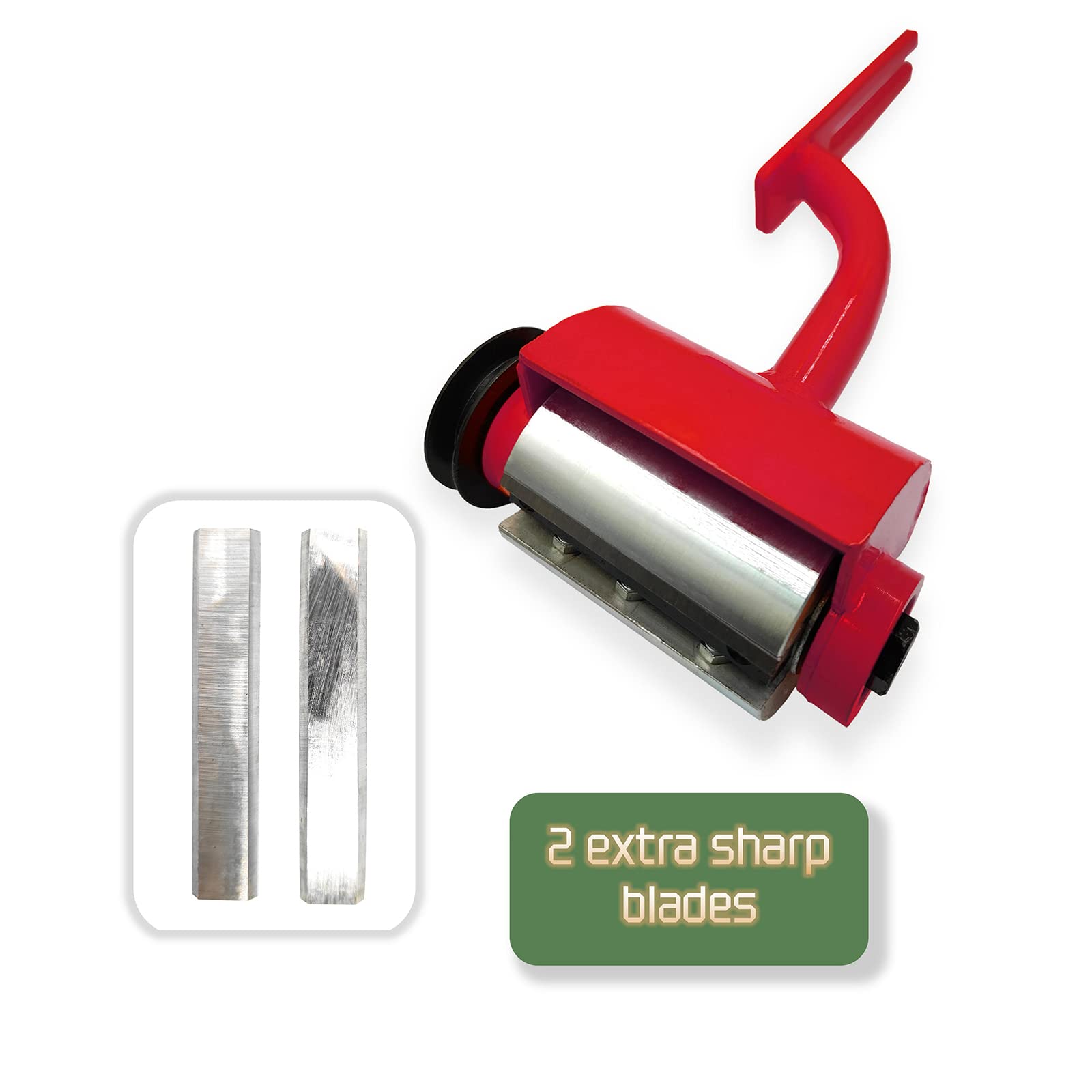 LAJIAOZ Red Log Peeler - Professional Chainsaw Debarking Tool Attachment for Husqvarna & STIHL Chainsaws | Perfect for Log Builders, Sawmills & DIY Home Projects | Easy Bark Removal for Woodworking & Timber Processing